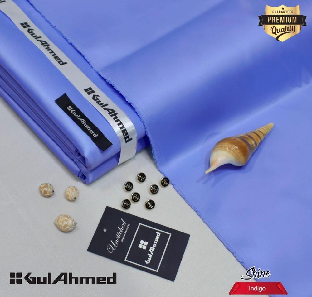 Men's Unstitched Silk Plain Suit Premium Quality