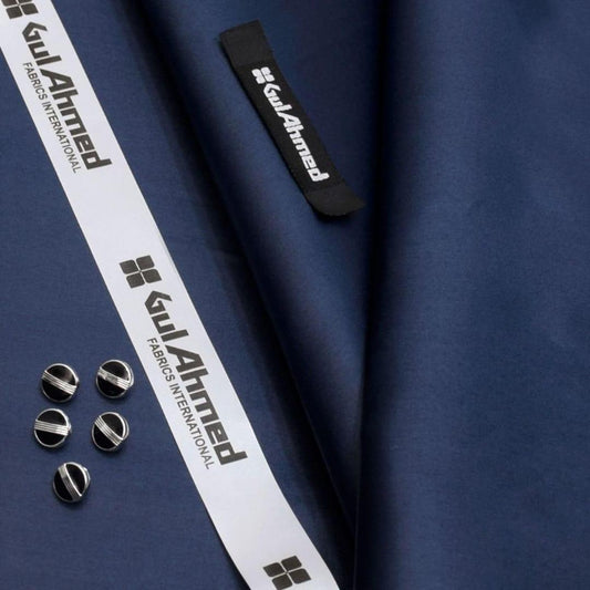 Men's Unstitched Cotton Plain Suit