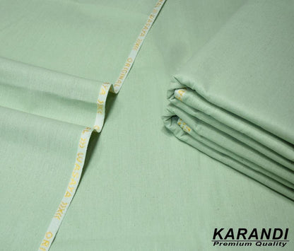 Men's Unstitched Karandi Plain Suit Premium Quality