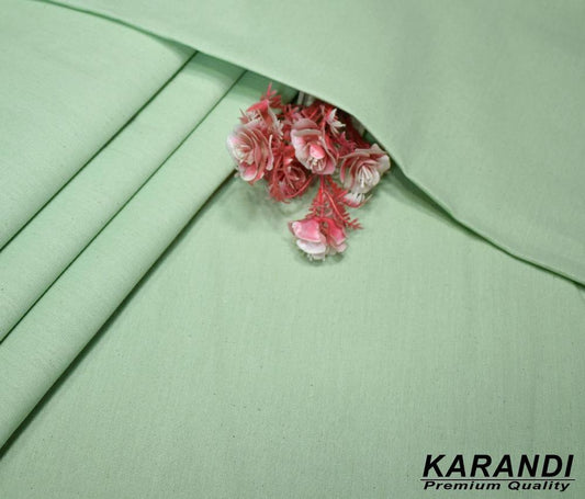 Men's Unstitched Karandi Plain Suit Premium Quality