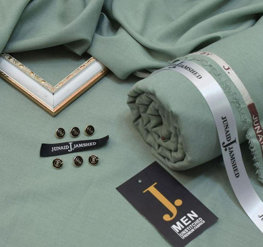 Men's Unstitched Wool Plain Suit