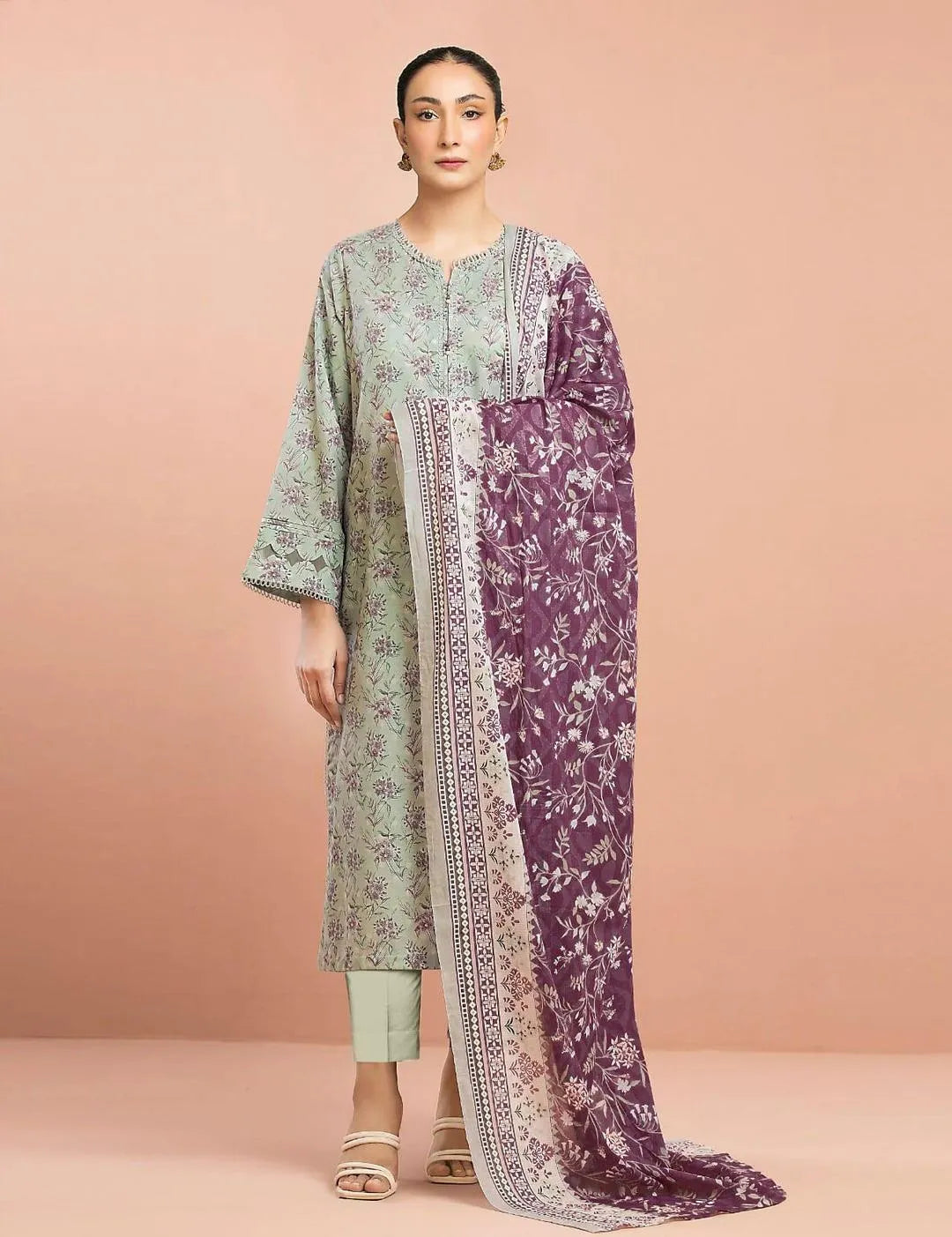 Women's Unstitched Printed Suit