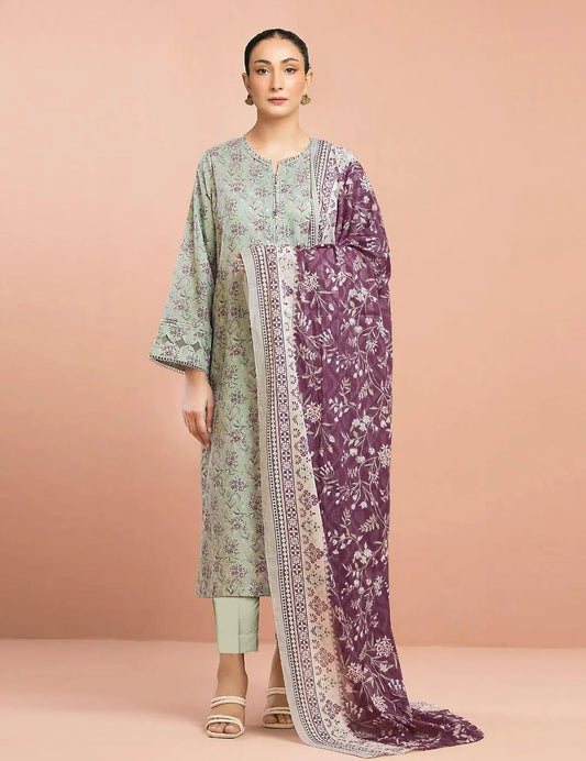 Women's Unstitched Printed Suit