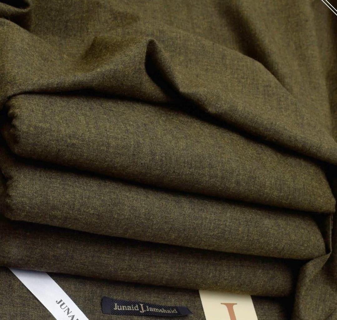 Men's Unstitched Wool Plain Suit Premium Quality