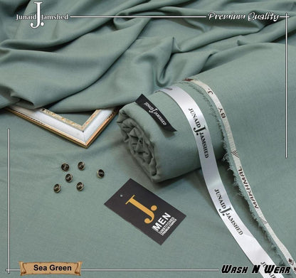 Men's Unstitched Wool Plain Suit