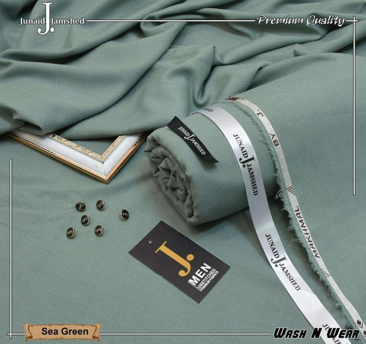 Men's Unstitched Wool Plain Suit