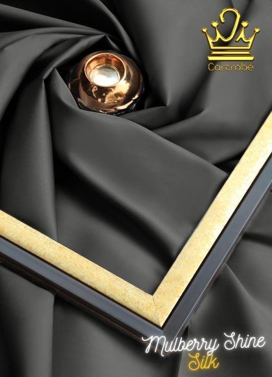 Man's Unstitched Silk Plain Suit Premium Quality