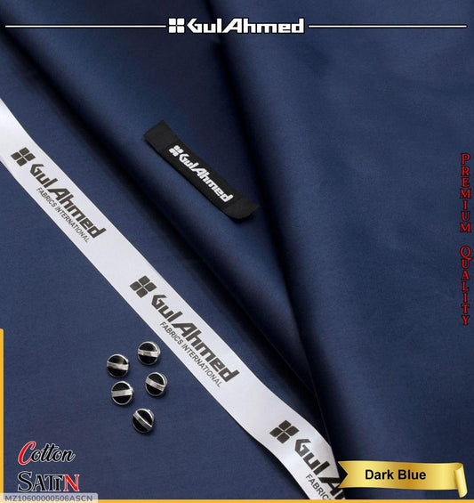 Men's Unstitched Cotton Plain Suit